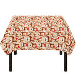Lovely Teddy Bear Pattern Print Tablecloth