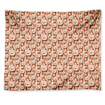 Lovely Teddy Bear Pattern Print Tapestry