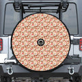Lovely Teddy Bear Pattern Print Tire Cover With Camera Hole