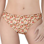 Lovely Teddy Bear Pattern Print Women's Thong