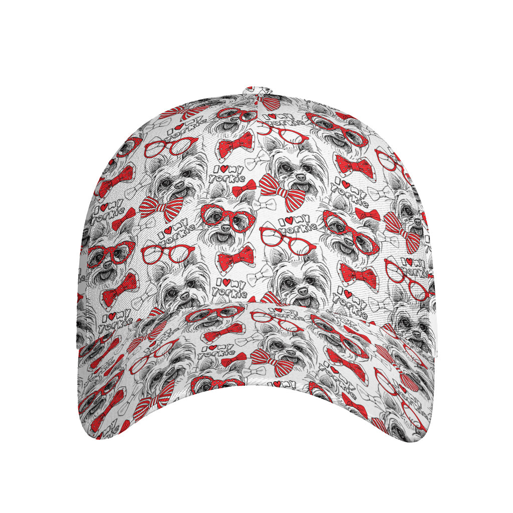 Lovely Yorkshire Terrier Pattern Print Baseball Cap