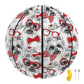 Lovely Yorkshire Terrier Pattern Print Basketball