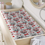 Lovely Yorkshire Terrier Pattern Print Changing Pad Cover