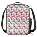 Lovely Yorkshire Terrier Pattern Print Crossbody Lunch Bag