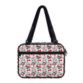 Lovely Yorkshire Terrier Pattern Print Double Strap Bible Bag
