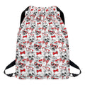 Lovely Yorkshire Terrier Pattern Print Drawstring Backpack