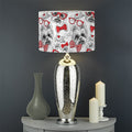 Lovely Yorkshire Terrier Pattern Print Drum Lamp Shade