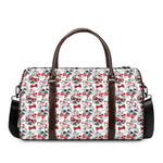 Lovely Yorkshire Terrier Pattern Print Duffle Bag