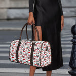 Lovely Yorkshire Terrier Pattern Print Duffle Bag