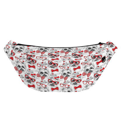Lovely Yorkshire Terrier Pattern Print Fanny Pack