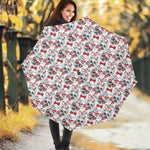Lovely Yorkshire Terrier Pattern Print Foldable Umbrella