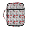 Lovely Yorkshire Terrier Pattern Print Front Pocket Bible Bag