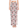 Lovely Yorkshire Terrier Pattern Print High Slit Maxi Skirt