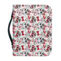 Lovely Yorkshire Terrier Pattern Print Leather Bible Cover