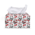 Lovely Yorkshire Terrier Pattern Print Leather Tissue Box Cover