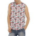 Lovely Yorkshire Terrier Pattern Print Men's Fitness Tank Top