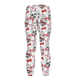 Lovely Yorkshire Terrier Pattern Print Men's leggings