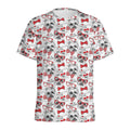 Lovely Yorkshire Terrier Pattern Print Men's Athletic T-Shirt