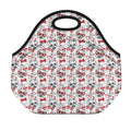 Lovely Yorkshire Terrier Pattern Print Neoprene Lunch Bag