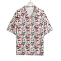 Lovely Yorkshire Terrier Pattern Print Rayon Hawaiian Shirt
