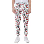 Lovely Yorkshire Terrier Pattern Print Scuba Joggers