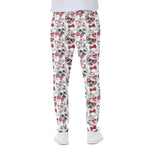 Lovely Yorkshire Terrier Pattern Print Scuba Joggers