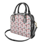 Lovely Yorkshire Terrier Pattern Print Shoulder Handbag