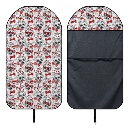 Lovely Yorkshire Terrier Pattern Print Waterproof Car Seat Cover