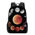 Lunar Eclipse Cycle Print 17 Inch Backpack