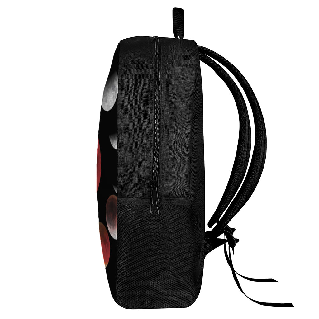 Lunar Eclipse Cycle Print 17 Inch Backpack