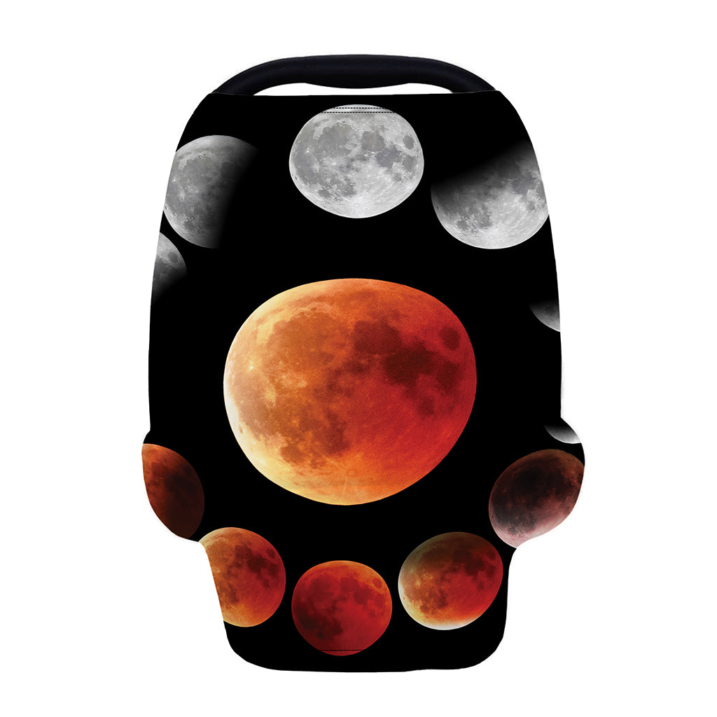 Lunar Eclipse Cycle Print Baby Seat Cover