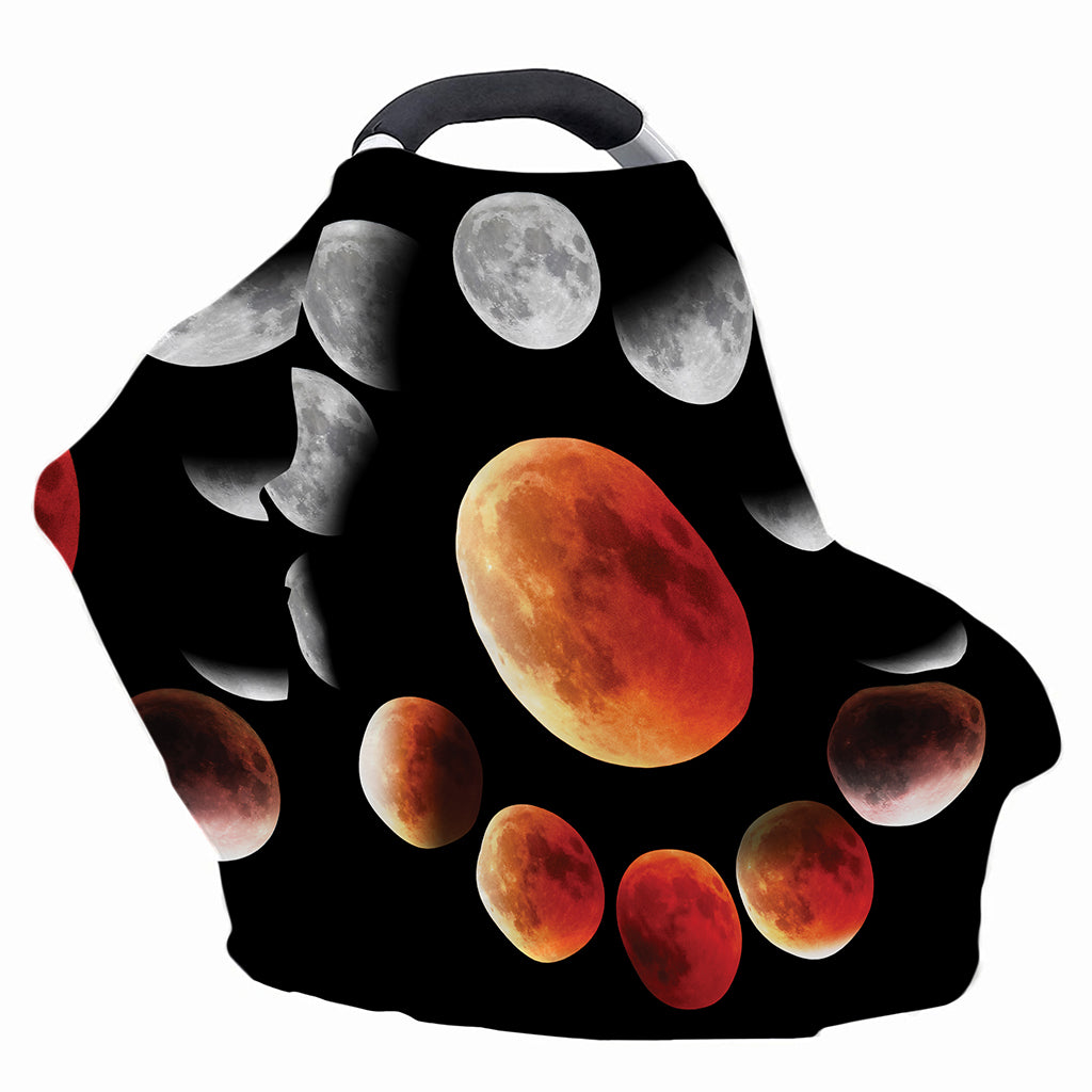 Lunar Eclipse Cycle Print Baby Seat Cover