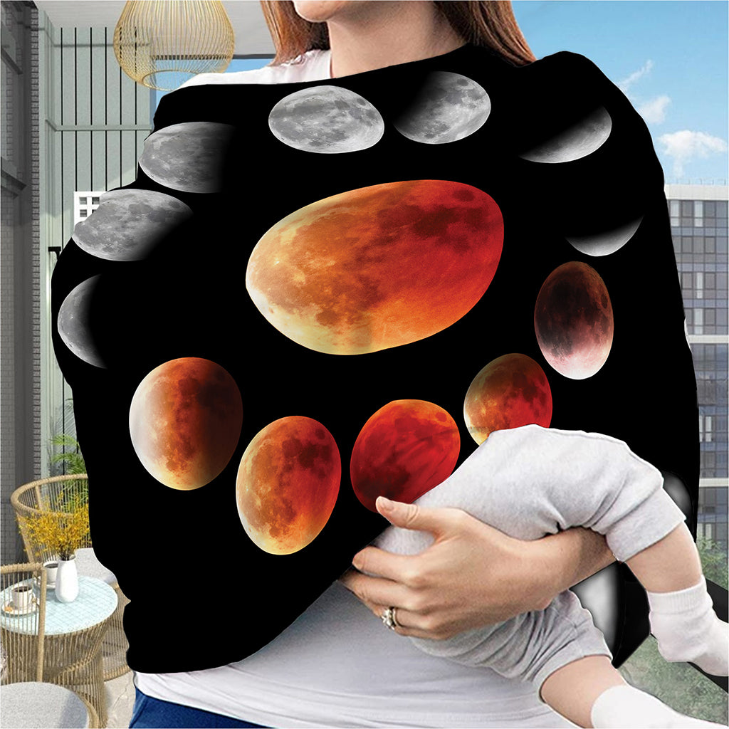 Lunar Eclipse Cycle Print Baby Seat Cover