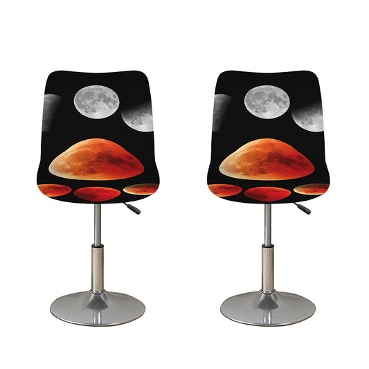 Lunar Eclipse Cycle Print Bar Stool Covers
