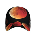 Lunar Eclipse Cycle Print Baseball Cap