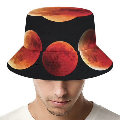 Lunar Eclipse Cycle Print Bucket Hat