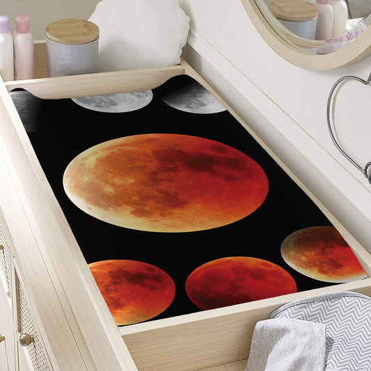 Lunar Eclipse Cycle Print Changing Pad Cover