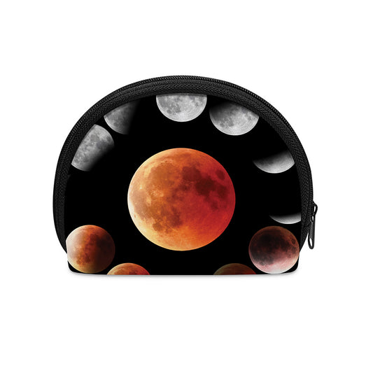 Lunar Eclipse Cycle Print Coin Purse