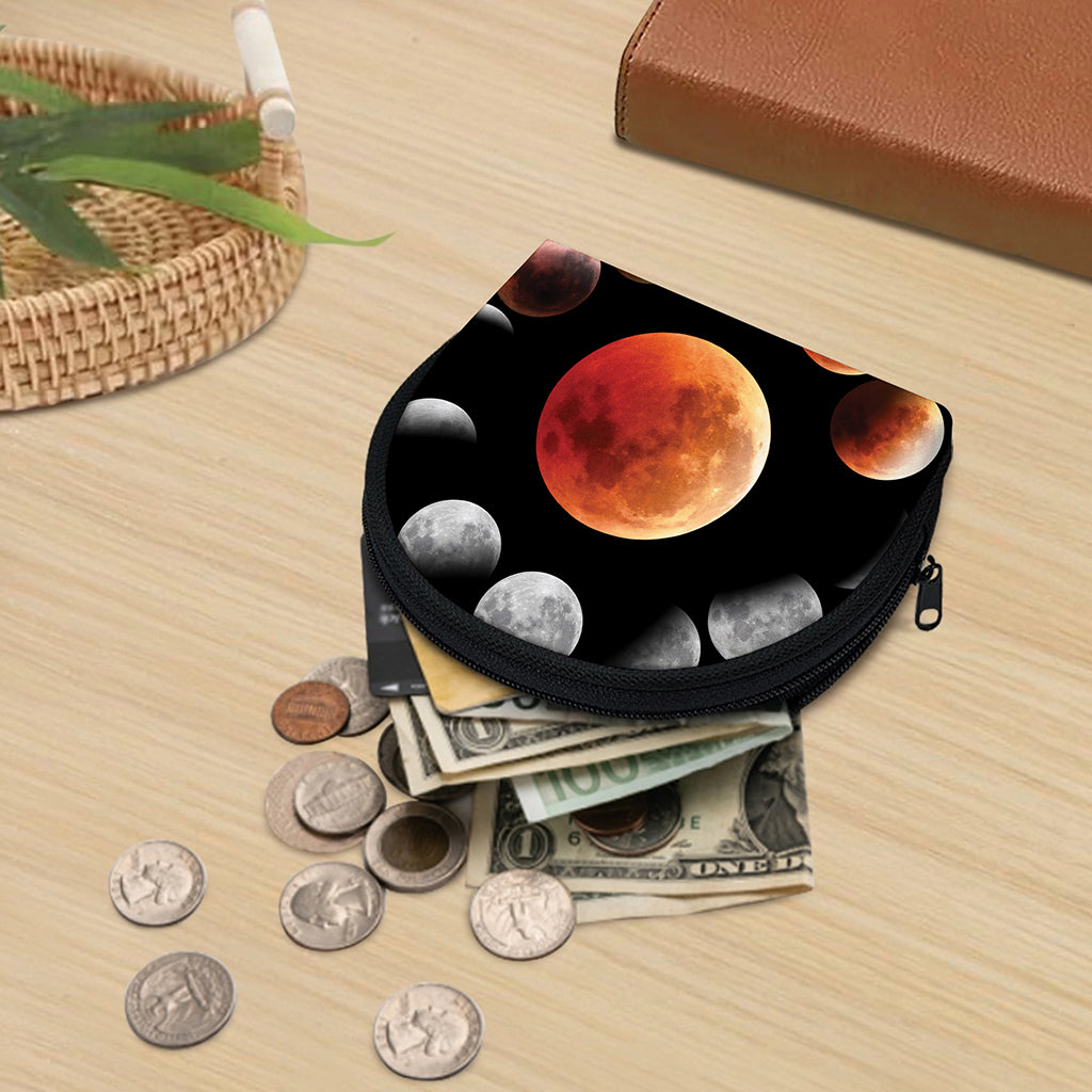 Lunar Eclipse Cycle Print Coin Purse