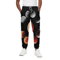 Lunar Eclipse Cycle Print Cotton Sweatpants