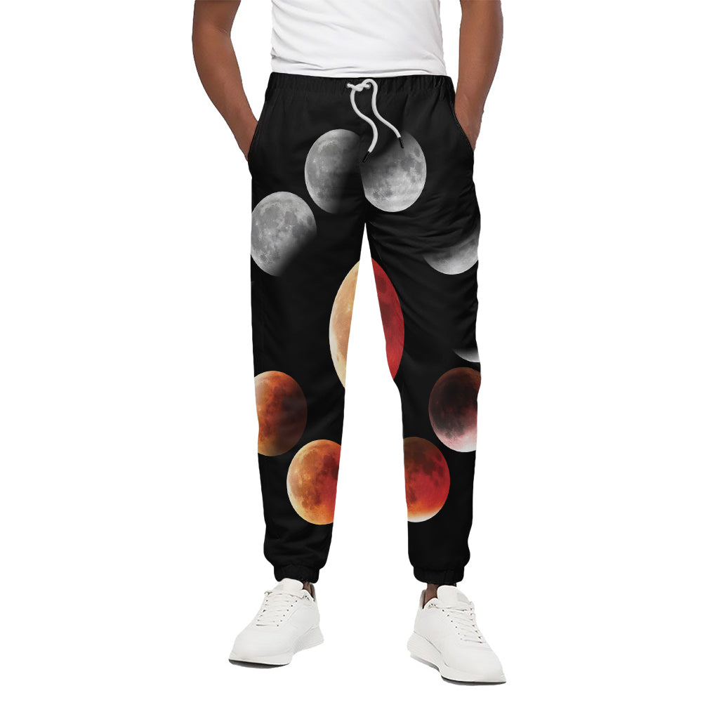 Lunar Eclipse Cycle Print Cotton Pants