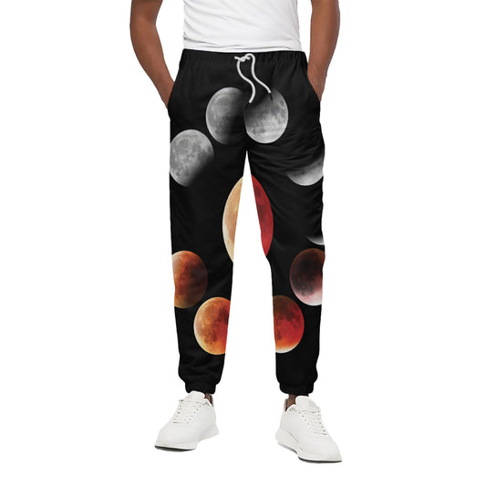 Lunar Eclipse Cycle Print Cotton Pants