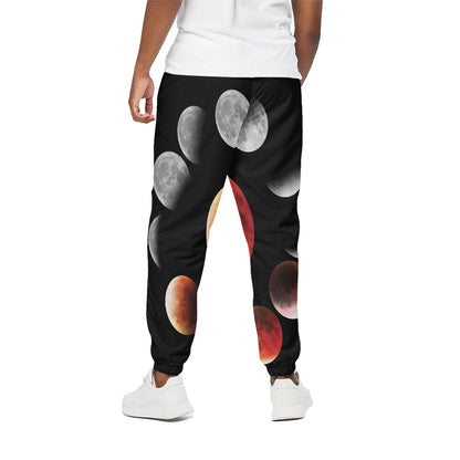 Lunar Eclipse Cycle Print Cotton Pants