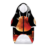 Lunar Eclipse Cycle Print Dog Zip Up Hoodie