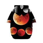 Lunar Eclipse Cycle Print Dog Zip Up Hoodie