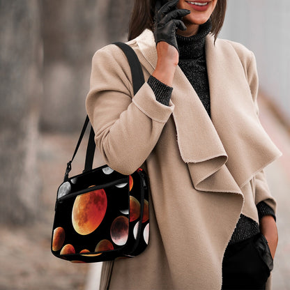 Lunar Eclipse Cycle Print Double Strap Bible Bag