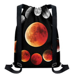 Lunar Eclipse Cycle Print Drawstring Backpack