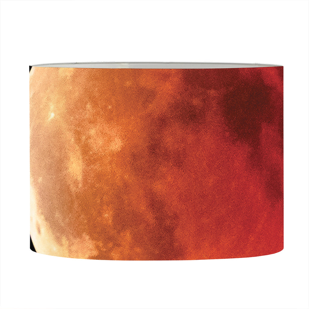 Lunar Eclipse Cycle Print Drum Lamp Shade