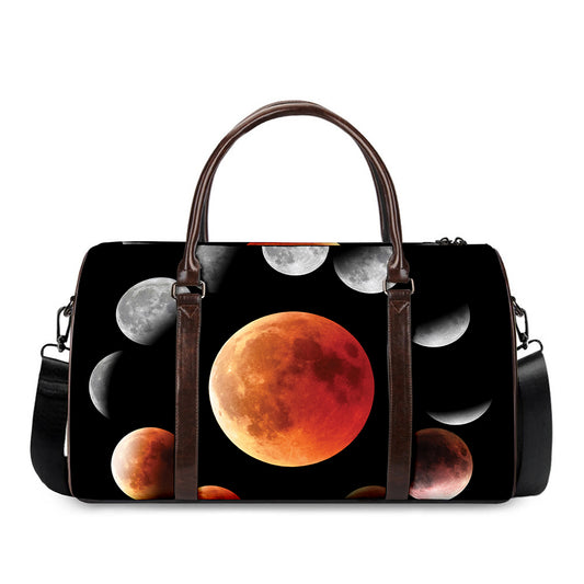 Lunar Eclipse Cycle Print Duffle Bag