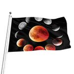 Lunar Eclipse Cycle Print Flag